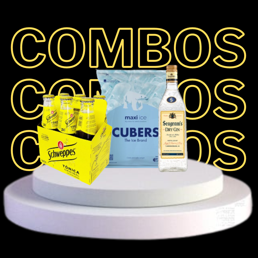 COMBO SEAGRAM'S + SCHWEPPES TÓNICA