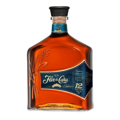 Flor De Caña ron 12 años botella 70 cl Alc. 40% vol.