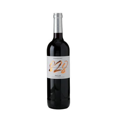 828 vino tinto crianza botella 75cl