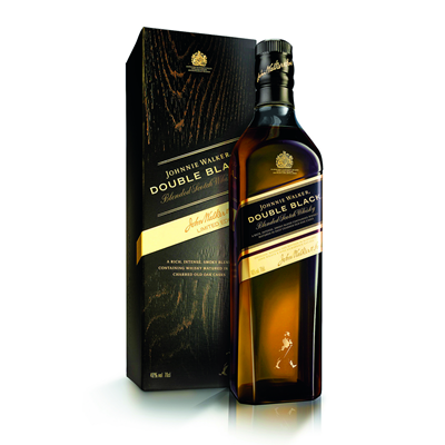 JOHNNIE WALKER whisky escocés double black botella 70cl Alc. 40% vol.
