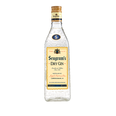 Seagram's ginebra botella 1L