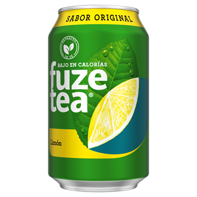 Fuzetea limón lata 33 cl contiene 24 unidades