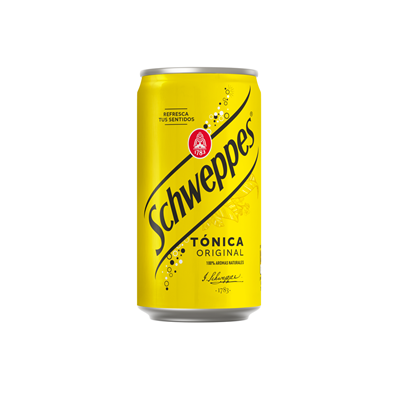 Schweppes tónica lata 25cl contiene 24 unidades