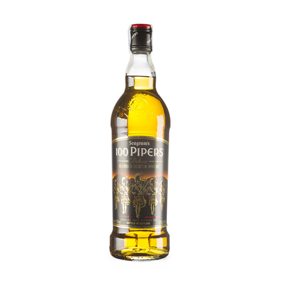 100 PIPERS whisky escocés botella 70 cl Alc. 40% vol.