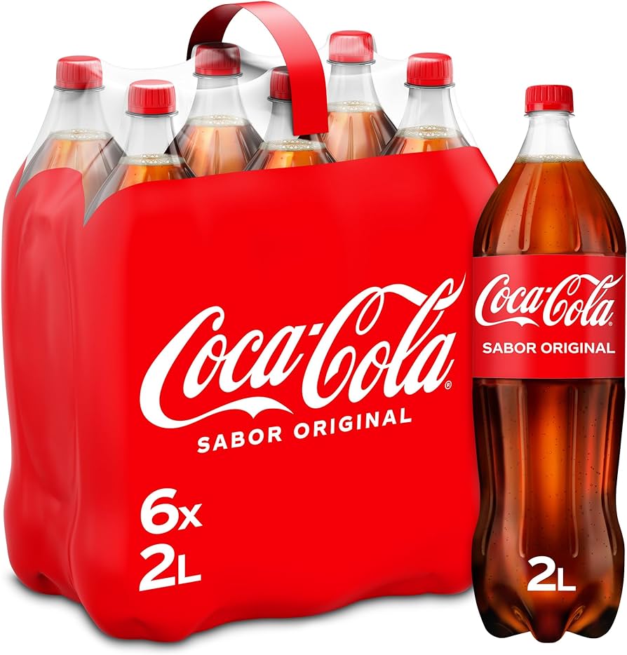 Coca-Cola regular pet 2L contiene 6 unidades