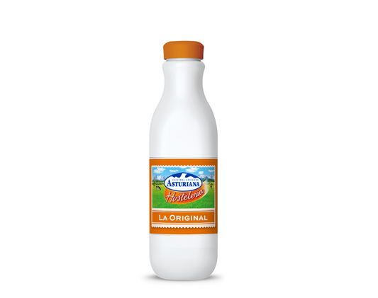 Leche asturiana leche de hostelería botella 1,5L contiene 6 unidades