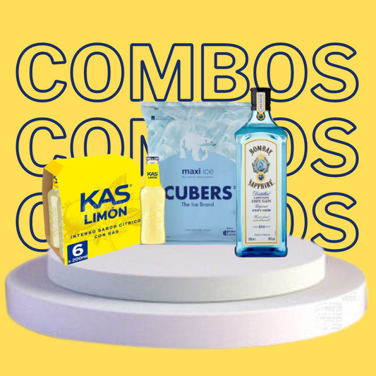 COMBO BOMBAY SAPPHIRE + KAS DE LIMON