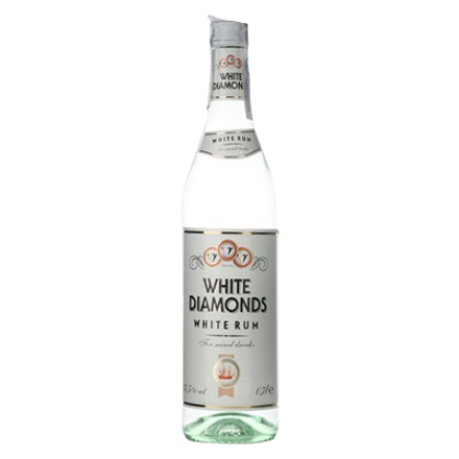 WHITE DIAMONDS ron blanco botella 70cl Alc. 37,5% vol.