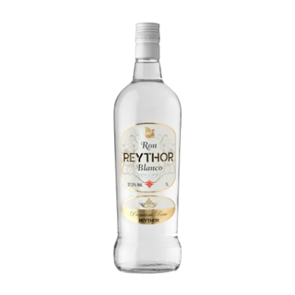 Reythor ron blanco botella 1L Alc. 37,5% vol.