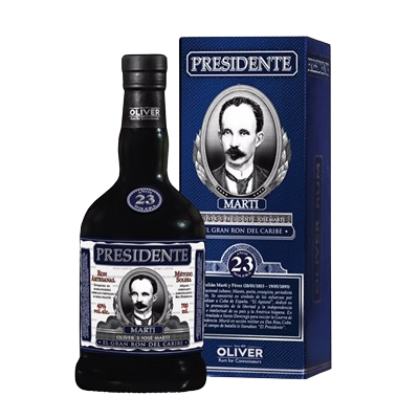 Presidente ron 23 años botella 70cl Alc. 40% vol.