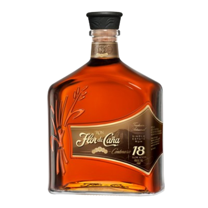 Flor De Caña ron 18 años botella 70 cl Alc. 40% vol.