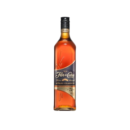Flor De Caña ron 5 años botella 70cl Alc. 37% vol.