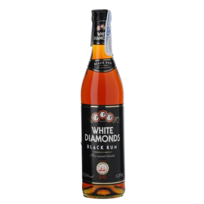 WHITE DIAMONDS ron dorado botella 70cl Alc. 37,5% vol.
