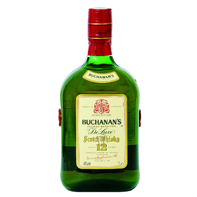 BUCHANAN'S whisky escocés botella 1L Alc. 40% vol.