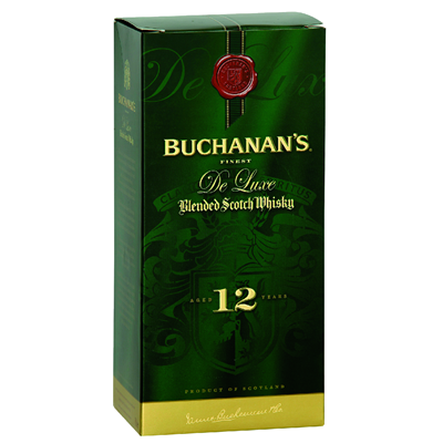 BUCHANAN'S whisky escocés botella 1L Alc. 40% vol.