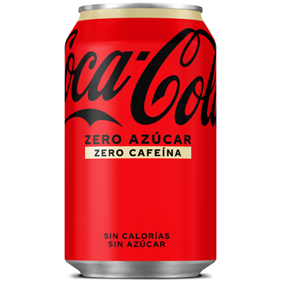Coca-Cola zero sin cafeína lata 33cl contiene 24 unidades