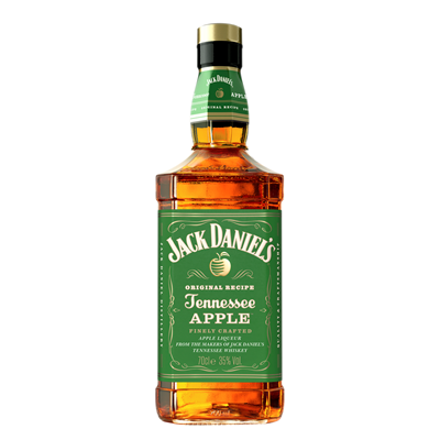 JACK DANIEL'S whisky apple botella 70cl Alc. 35% vol.