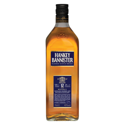 HANKEY BANNISTER Whisky 12 años botella 70 cl Alc. 40% vol.