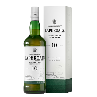 LAPHROAIG Whisky 10 años botella 70 cl Alc. 40% vol.