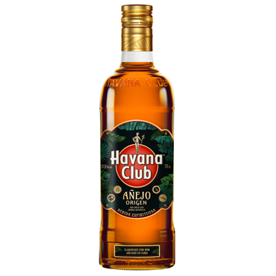 Havana Club ron añejo origen botella de 70 cl Alc. 37% vol.
