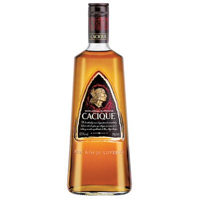CACIQUE ron añejo botella 70cl Alc. 37,5% vol.