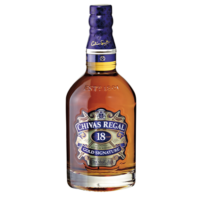CHIVAS REGAL whisky escocés 18 años botella 70cl Alc. 40% vol.