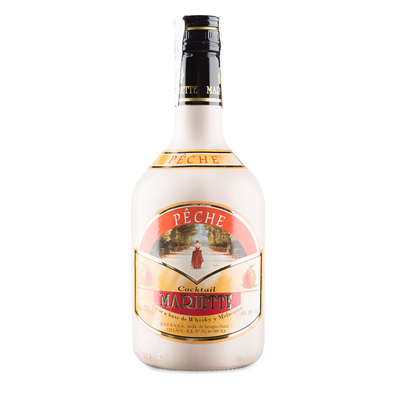 Mariette whisky Pêche botella 70cl Alc. 18% vol.