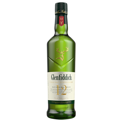 GLENFIDDICH whisky escocés 12 años botella 70 cl Alc. 40% vol.