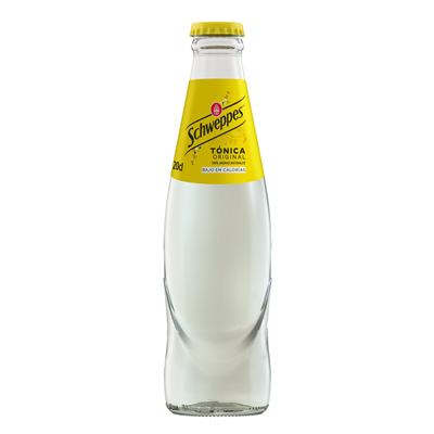 Schweppes tónica botella 20cl contiene 24 unidades