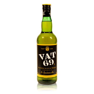 VAT 69 whisky escocés botella 70cl Alc. 40% vol.