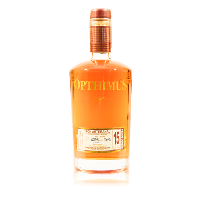 Opthimus ron 15 años botella 70cl Alc. 43% vol.