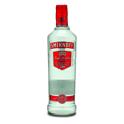 SMIRNOFF vodka red botella 1 l Alc. 37,5% vol.