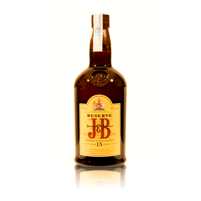 J&B whisky escocés reserva botella 70cl Alc. 40% vol.
