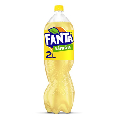 Fanta limón botella 2L contiene 6 unidades